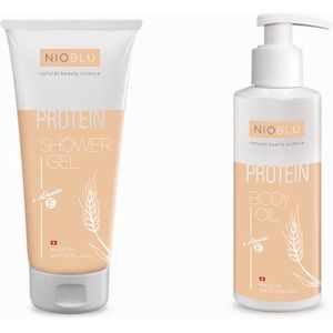 NIOBLU - Protein - Bodyoil - Showergel - Set
