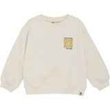 DAILY7 - Oversized Sweater Backprint - Zandkleur - Trui - Jongens