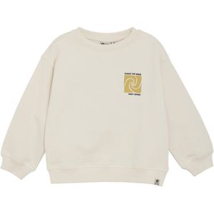 DAILY7 - Oversized Sweater Backprint - Zandkleur - Trui - Jongens