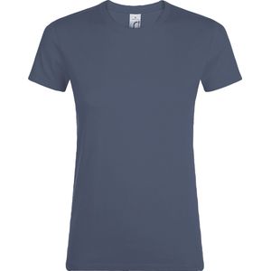 SOLS Dames/dames Regent T-Shirt met korte mouwen (Denim)