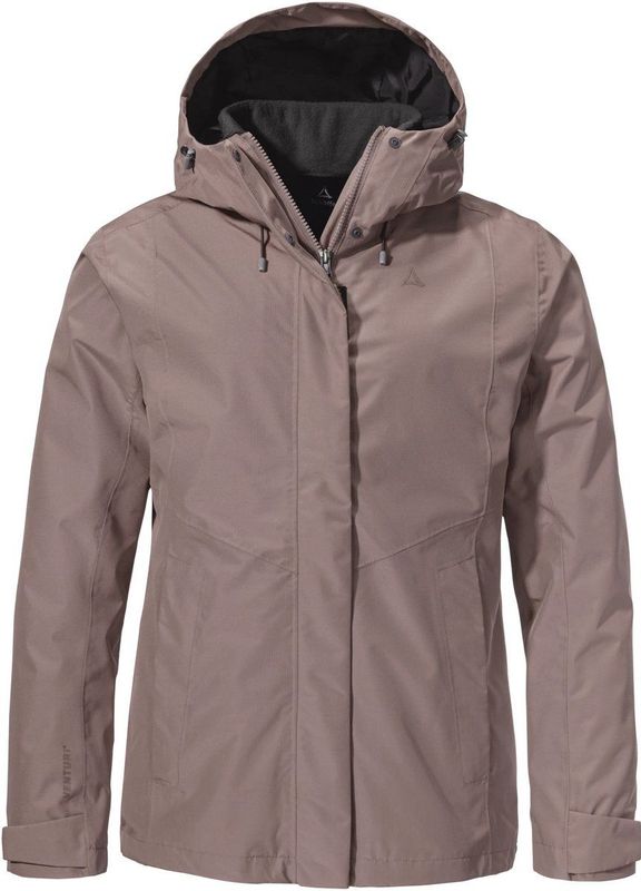 Schöffel - Okere - 3-in-1-jas - Bruin - Waterdicht