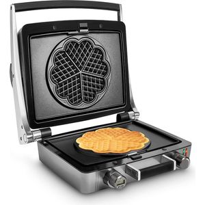 FRITEL WaffleTastic hartjeswafelijzer® CW 3668 - Wafelmaker - Hartjeswafels - Uitneembare bakplaten - Flip-over systeem - 1600 Watt - Incl. timer