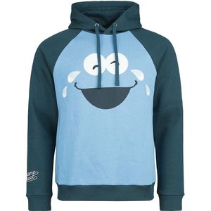 Sesame Street Cookie Monster Heren Trui met capuchon - blauw - S