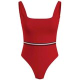 Tommy Hilfiger Square Neck One Piece Zwemkleding Rood XS Vrouw