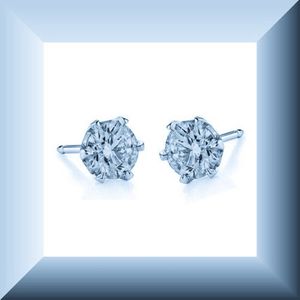 Hetty'S - Opvallende oorknopjes - echt zilver - met blauwe Topazen - 6 mm