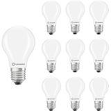 Ledvance - A60 Filament E27 - LED Lamp - Mat Glas - 3.4W - 470lm - Dimbaar - 10 stuks