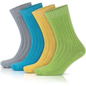 Biologische Katoen Sokken-5 paar-Linnen Sokken-Maat 35-37