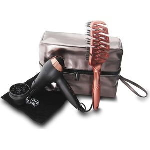 Compacte Haardroger voor Thuis en Reis, 1200 W - Inclusief Mondstuk en Diffuser