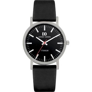Danish Design IQ13Q199 horloge heren - zwart - titanium