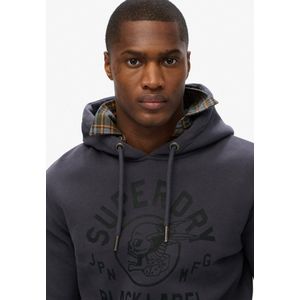 Superdry - Black Label Hoodie - Herenhoodie - Zwart