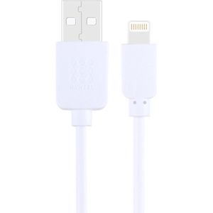 HAWEEL 1 m Hoge Snelheid 35 Kernen 8 Pin naar USB Sync Oplaadkabel, voor iPhone XR / iPhone XS MAX / iPhone X & XS / iPhone 8 & 8 Plus / iPhone 7 & 7 Plus / iPhone 6 & 6s & 6 Plus & 6s Plus / iPad (wit)