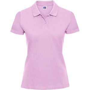 Russell Europa Vrouwen/dames Klassiek Katoenen Korte Mouw Poloshirt (Snoepjesroze)