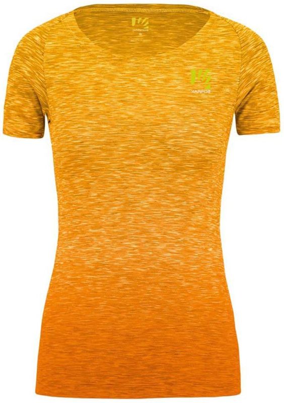 Karpos Prato Piazza T-shirt Met Korte Mouwen Geel S Vrouw