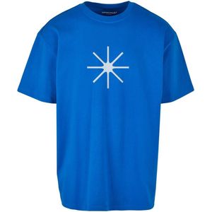 Mister Tee - Error Oversize Heren T-shirt - Blauw