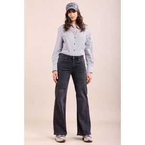Toxik3 - Push-up jeans wide fit donkergrijs