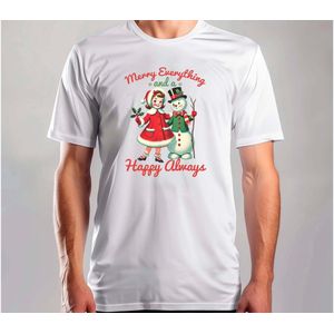 Merry Everything and a Happy Always - T Shirt - MerryChristmas - ChristmasVibes - Funny - Sarcasm - VrolijkKerstfeest - Kerstmis - Grappig - Sarcasme