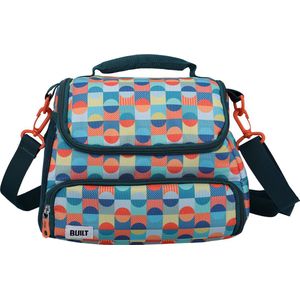 Retro 5 liter koele lunchtas met opbergvak, 11,5 x 17 x 24 cm