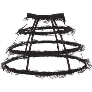 Vintage Petticoat Onderrok met Kant en Hoepels - Diverse Maten
