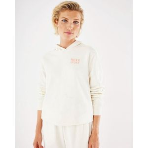 Mexx Hooded Sweater Off White - Maat L