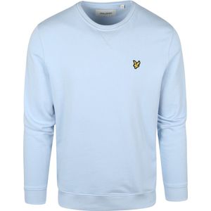 Lyle & Scott Lichtblauwe Trui - Maat L - Heren - Sweaters