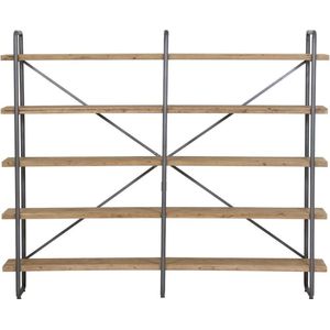 Light & Living Stellingkast  CALLAO 5 laags 244x47x200 cm  -  hout
