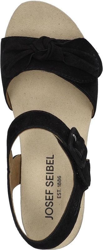 Josef Seibel - Grace 11 - Hoge Hak Sandalen - Zwart - G-breedte - Vast Voetbed