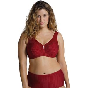 Beugelloze Dames BH zonder Beugel, Elegante Kanten Ontlastingsbh voor Plus Size
