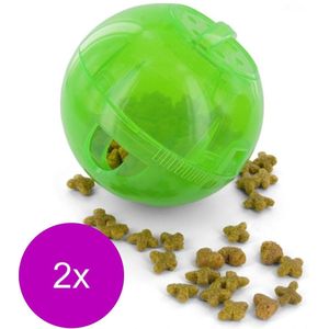 Petsafe Slimcat Voerbal - Kattenspeelgoed - 2 x Groen