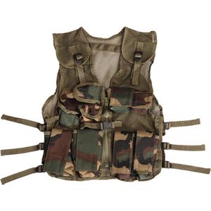 Fostex kinder tactical vest woodland camo