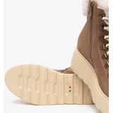 Nero Giardini - Veterlaarsjes - Bruin - Leer - Met Plateau