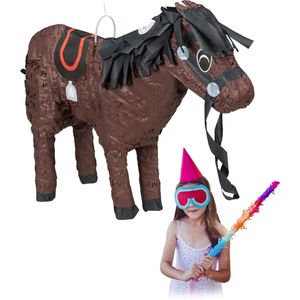 Relaxdays pinata paard - meisjes - kinderen - leeg - paarden piñata - pony - decoratie