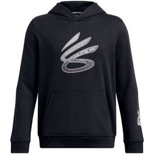 Under Armour - Curry Splash Hoodie - Zwart - 7 Years - Jongens