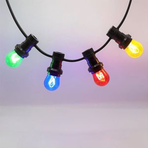 LumenXL - lichtsnoer - 25 meter met 75 LED lampen - in 4 verschillende kleuren - IP44 dimmer