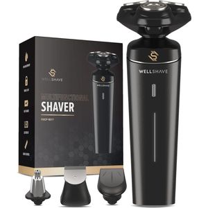 4-in-1 Elektrisch Scheerapparaat voor Mannen - Waterdicht, Natte & Droge Scheeropties, Baardtrimmer en Neushaartrimmer