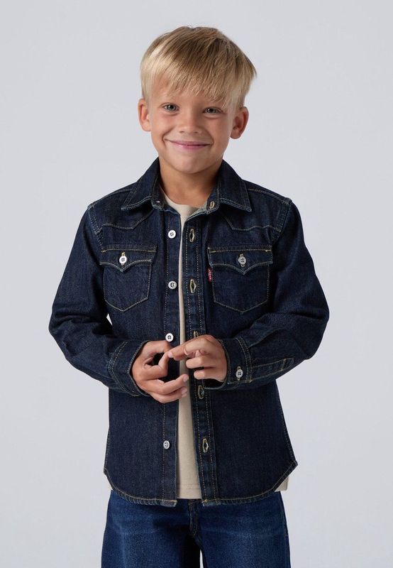Levi's - Jongens hemd - Maat 176 - Jongens - MARINE -