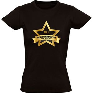 Beste Honden Uitlaatservice ter wereld Dames T-shirt