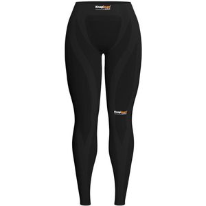 Knapman Ladies Zoned Compression Long Pants 25% Zwart | Compressiebroek lang (Legging) voor Dames | Maat L