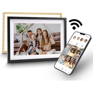 CoolFule Digitale Fotolijst - 10.1 Inch - WiFi - 16GB Opslag - Roteerbaar - Verwisselbare Kaders