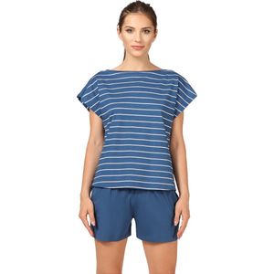 Bellivalini Dames Pyjama - Korte mouwen - Korte broek - Katoen - BLV-BLV50-174-PJ - Noord Wit - L