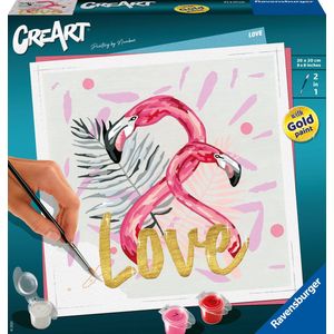 Ravensburger CreArt Love - Schilderen op nummer voor volwassenen - Hobbypakket