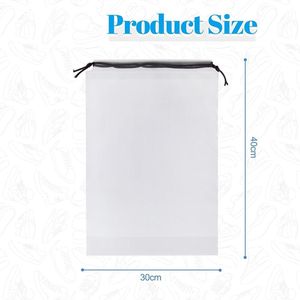 Transparante waterdichte schoenentas - set van 12 - stofdicht