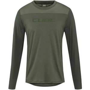 Cube Pro Tm Langarm Enduro Trui Groen L Man