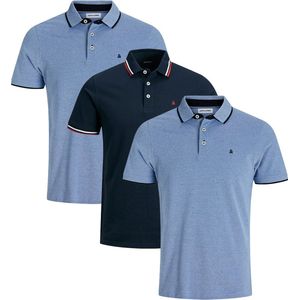 Jack & Jones Heren poloshirt 3 pack Paulos - Slim Fit