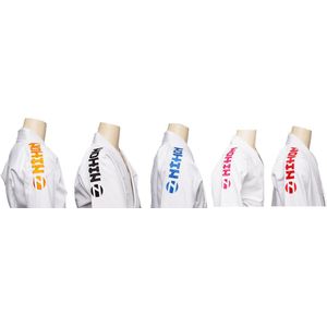 Judopak Nihon Rei 2.0 borduring | Zwart (Maat: 130)