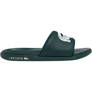 Lacoste Croco Dualiste Heren Slippers - Groen/Wit - Maat 42