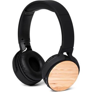 Brainz Koptelefoon Bamboo Zwart