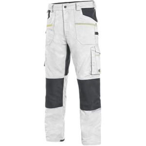 Werkbroek CANIS SAFETY CXS STRETCH, heren, witgrijs, maat 60