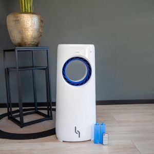 GoodVibes - Mobiele Aircooler 4 Liter met ingebouwde Timer, Luchtreiniger en Afstandsbediening