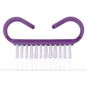 Nagelborstel - nagelborstel kunststof - Set van 3 - Solid - Paars