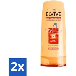 L'Oréal Paris Elvive Anti Haarbreuk - Conditioner - 200 ml - Voordeelverpakking - 2 stuks